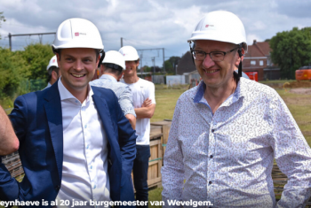Burgemeester Jan Seynhaeve van Wevelgem aan het woord.